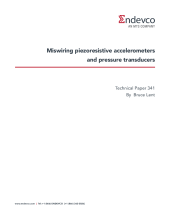 Miswiring piezoresistive accelerometers and pressure transducers